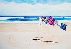 Strandrätsel, (2013) oil on canvas, 78.7 x 55.1 inch, 200 x 140 cm